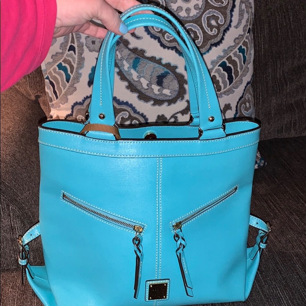 Dooney & Bourke Saffiano Leather Shoulder Bag-Sara